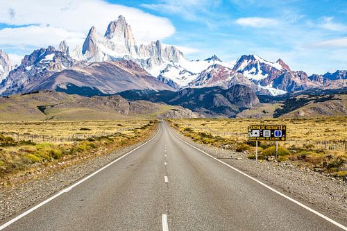 Straße zum Fitz Roy