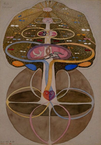 Hilma af Klint - The Tree Of Knowledge No .1 by Vivanne