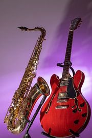 Sax and Guitar by Antoon van Osch
