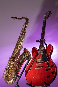 Sax and Guitar by Antoon van Osch