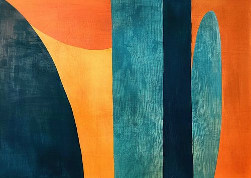 Intérieurs scandinaves colorés