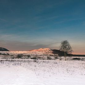 Winterbild der Grube Waterschei, Genk von Ronenvief