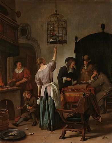 The parrot cage, Jan Havicksz. Steen