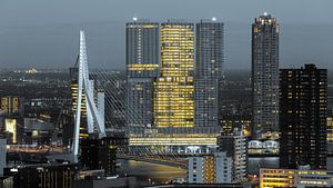 Kop van Zuid skyline van Prachtig Rotterdam
