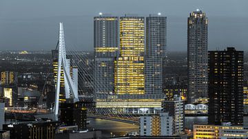 Kop van Zuid skyline by Prachtig Rotterdam