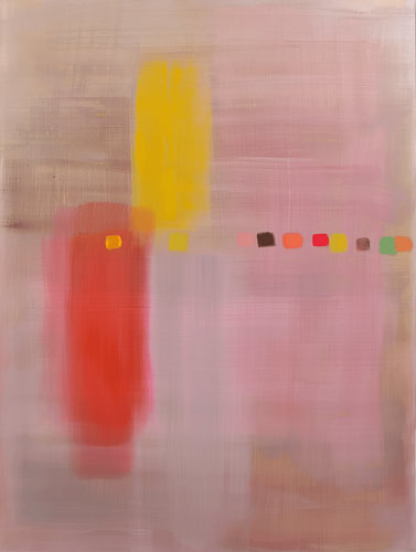 Modern abstract in neon and pastel colours