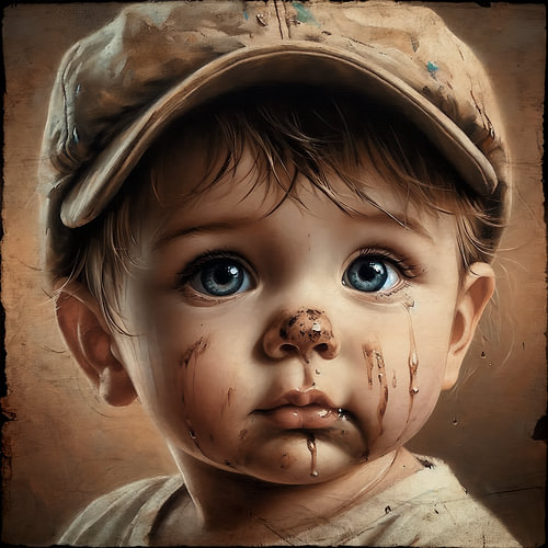 A little boy and a tear! A children’s programme!♥