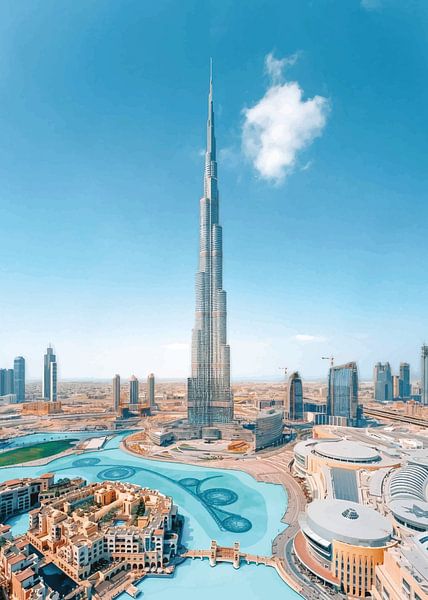 Dubaï de nuit par PublicArt77