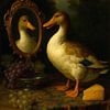Stilleven met Eend en de Spiegel van Moonheart Artworks