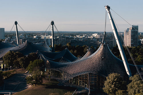 Roof structure of the Olympic Hall in Munich