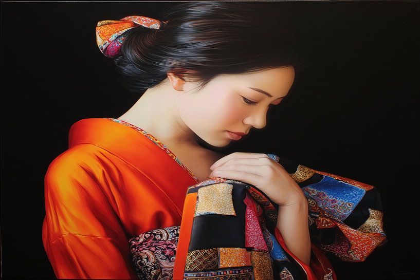 picturesque Japan Geisha by Egon Zitter