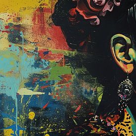 Frida Urban Art by Wonderful Art
