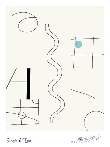 Simple Art Line No 61