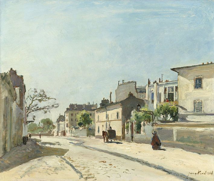 Rue Nôtre-Dame, Paris, Johan Barthold Jongkind von Meisterhafte Meister