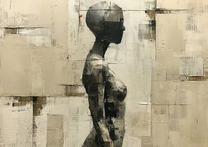 Moderne Frau Silhouette