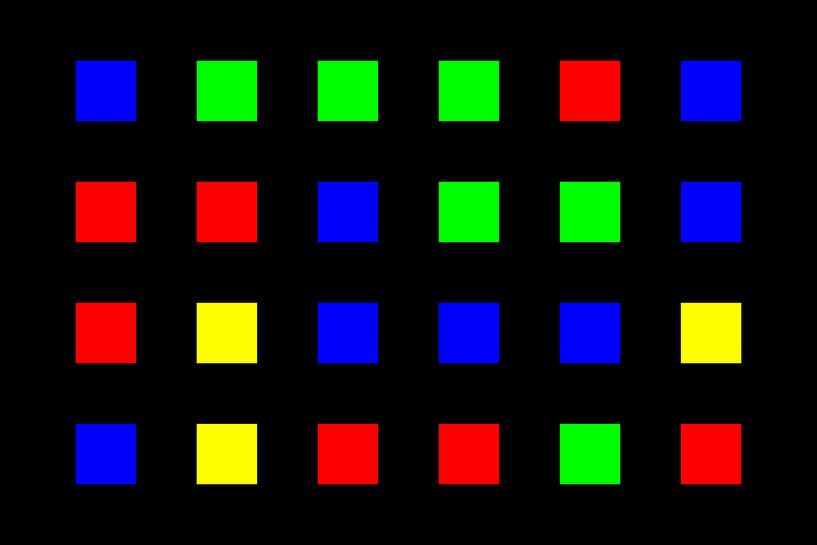 Nested | Center | 06x04 | N=01 | Random #05 | RGBY van Gerhard Haberern