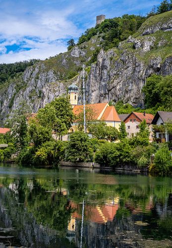 Het idyllische dorpje Essing in het Altmühltal