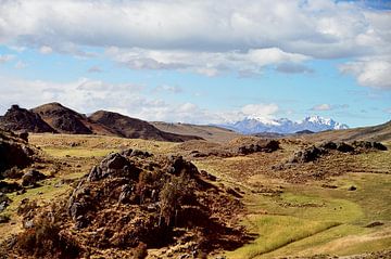 Het adembenemende landschap van de Huaraz bergen in Peru van Frank Photos