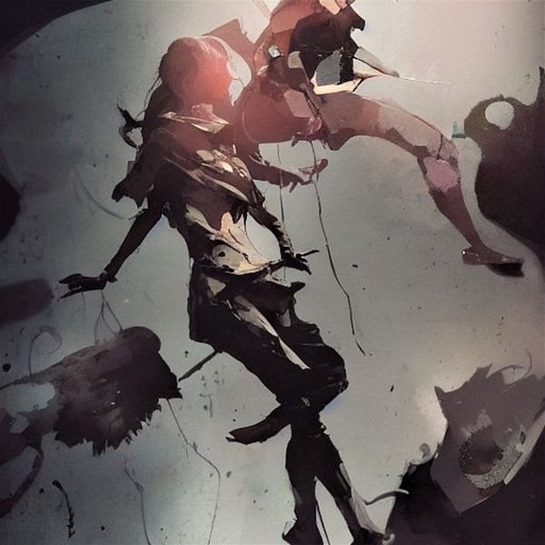 Le saut par Gert-Jan Siesling