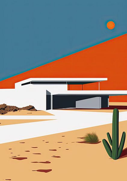 Bauhaus poster art print by Niklas Maximilian