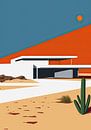 Bauhaus poster art print by Niklas Maximilian thumbnail