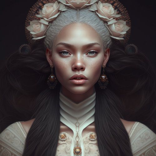 Portret "Queen of the earth"