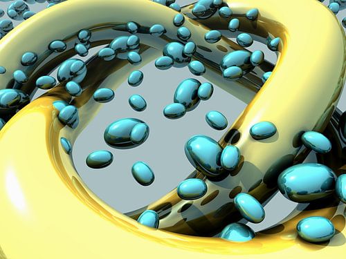 Rendu 3d illustration fractale fantaisie sur W J Kok