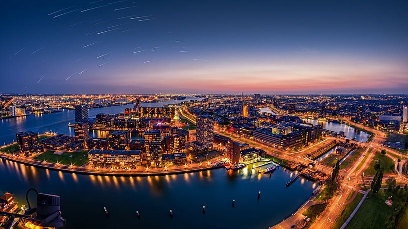 Rotterdam Sunset by Michiel Buijse