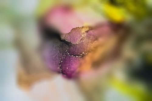 Abstrakte Kunst in Alcohol Ink