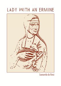Dame mit Hermelin