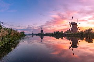 Sunrise Kinderdijk 11 by Henk Smit
