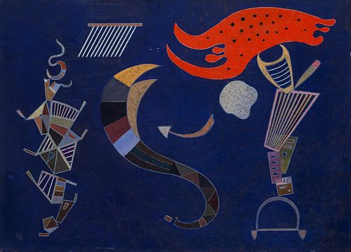 La flèche - De pijl  (1943) van Wassily Kandinsky