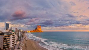 Sonnenuntergang in Calpe, Spanien