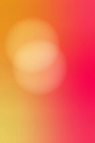 Retro jaren 70 neon kunst. Abstract kleurverloop in geel en roze