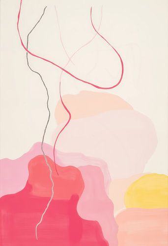 Lines of Light - Modern Abstract Painting for a Stylish Interior.