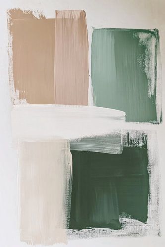 Abstract kleurvlak met groene tinten