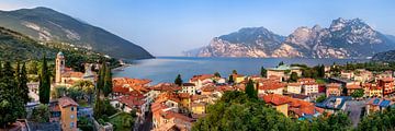 Summer view over Torbole on Lake Garda by Voss Fine Art Fotografie
