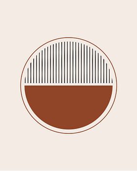 Red circle with black lines