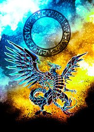 Blauäugiger weißer Drache von Soni irawan