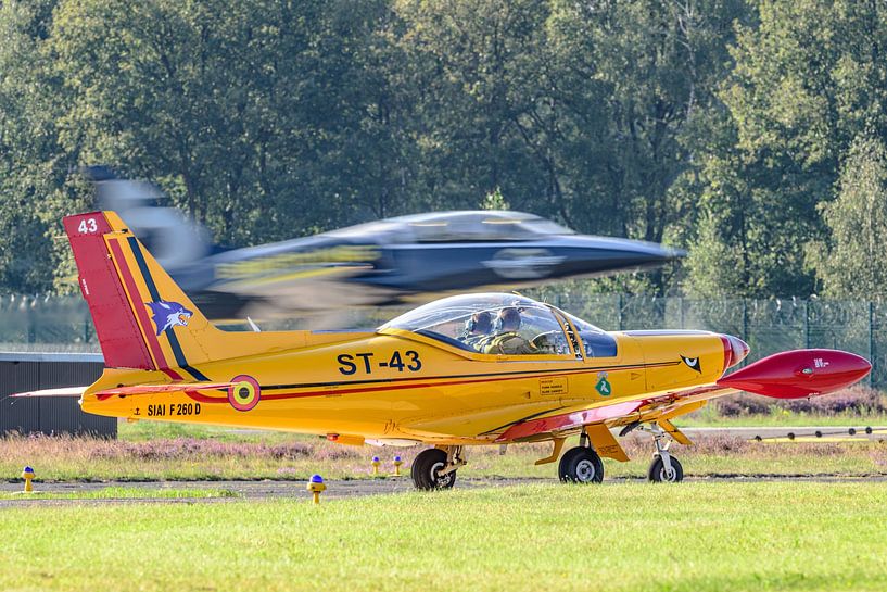 SIAI-Marchetti SF.260 of the Belgian Air Force. by Jaap van den Berg