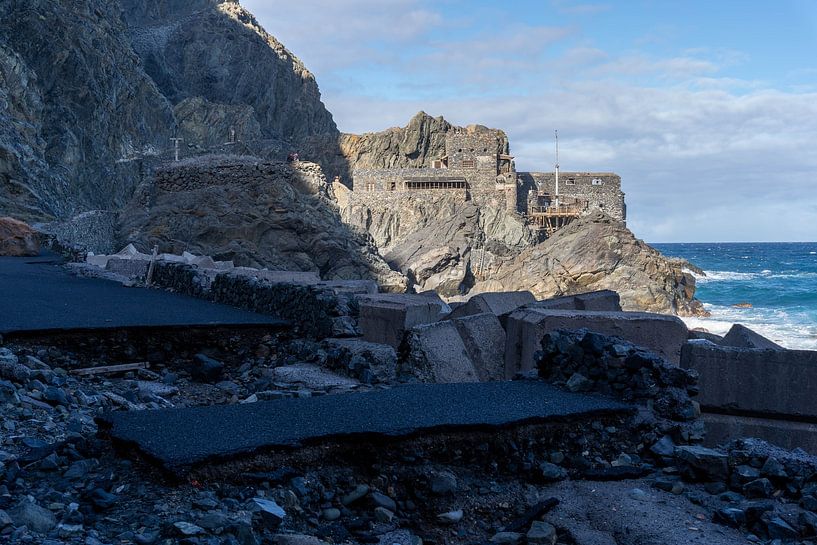 Site abandonné de transbordement de bananes à La Gomera, îles Canaries par Annemieke van Put