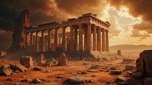 Fantasy Wall Art: LOST PLACES - The Ruins of the Sun Temple