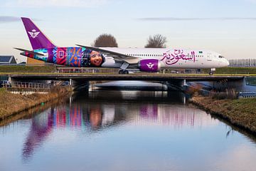 Saudi Airlines Boeing 787 with Welcome to Arabia livery. by Arthur Bruinen