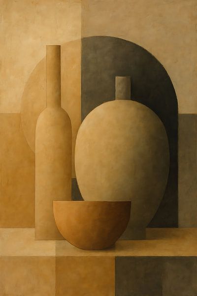 Golden Still Life Geometry by RezArt