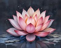 Serene Pink Lotus