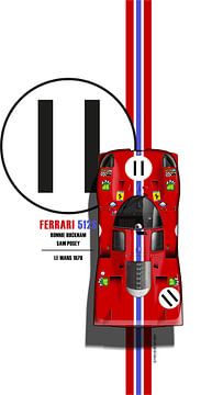 Ferrari 512 Nr.11 van Theodor Decker