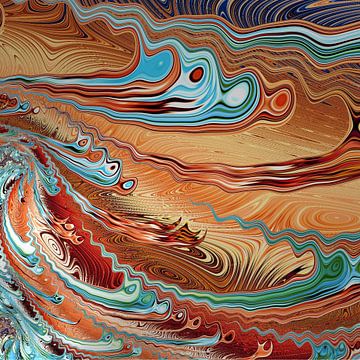 Creamy fractal van Angelika Möthrath