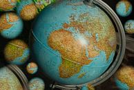 Mehrere Globen von World Maps Miniaturansicht