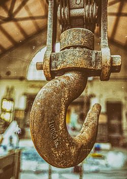 Industrieller Flaschenzughaken