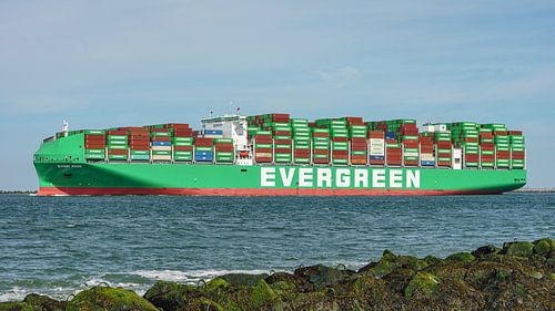 Le porte-conteneurs Ever Eco d'Evergreen Marine.